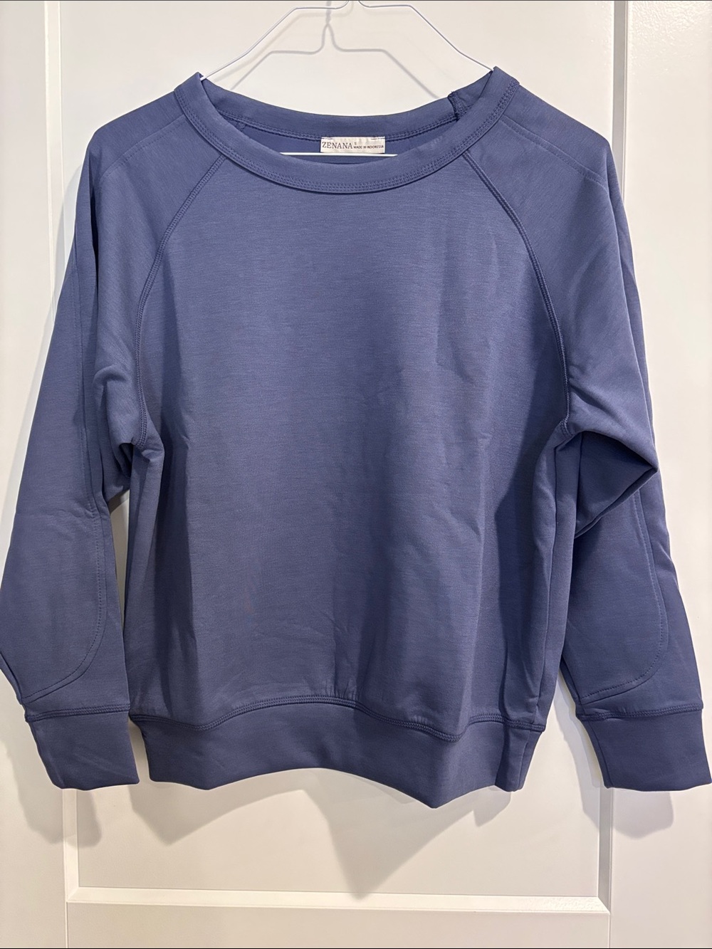 Zenana Women’s Soft Scuba Crewneck Sweatshirt Small